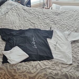 Black and White Graphic "Los Angeles" T-Shirts Bulk